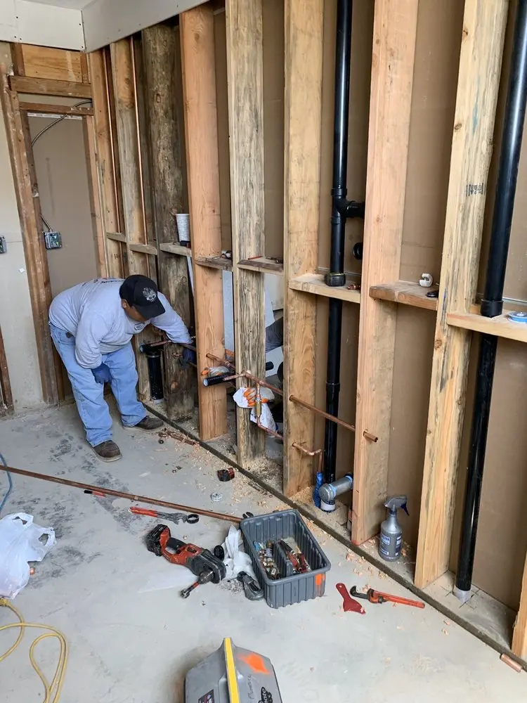 Commercial rough-in plumbing for Water Heater Replacement in Westhaven